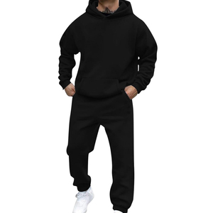Conjunto de chándal unisex Sudadera con capucha y joggers Traje de dos piezas para hombre y mujer - Product Image 3