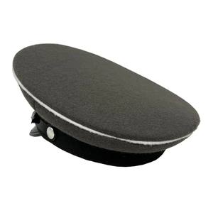 Accesorios Unifrm de alto rango, gorra de Oficial negra de lana con logotipo bordado, nueva gorra de oficial de diseño elegante con logotipo personalizado - Product Image 5