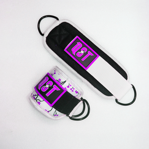 Customized logo Adjustable Workout Leg Straps Fitness Exercise Gym Ankle Strap Compression Ankle <b>Brace</b> Gym Accessories - Product Image 5