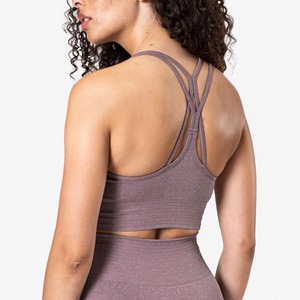 Ensemble de yoga taille haute pour femmes grande taille couleur Leggings orientés fitness Shorts soutien-gorge respirant solide course écologique - Product Image 4