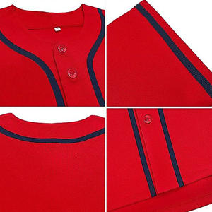 Camiseta de béisbol para hombre de alta calidad, última moda, antiarrugas, tasa razonable, transpirable y diseño de talla grande - Product Image 5