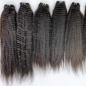 Vente en gros d'extensions de cheveux humains Kinky Straight Drop Shipping disponible - Product Image 2