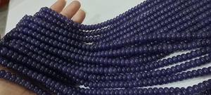 Améthyste naturelle Quartz Rondelle plaine lisse 8mm perles vendues par brin 8 pouces de long perles de grande qualité - Product Image 2