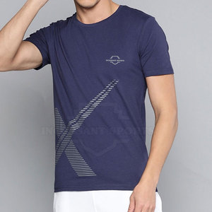 Camiseta de algodón y poliéster para hombre, camisa con Logo de tu marca, OEM, personalizada, para adulto - Product Image 2