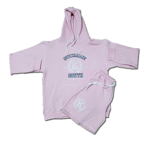 Novedades: Conjuntos de Sudadera con Capucha y Pantalones Cortos para Hombre, Tallas Grandes, Casuales, Transpirables, de Secado Rápido, Poliéster/Algodón, con Logotipo Personalizado, Lisos, de Dos Piezas - Product Image 1