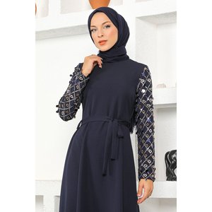 Vestido Casual con Detalle de Volantes 100% Poliéster Mega Merchant - Product Image 2