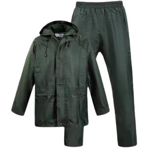 Usine directe imprimé maternité imperméable respirant à capuche coton combinaison de pluie ensemble de survêtement pour adultes OEM/ODM - Product Image 1