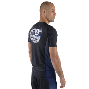 เสื้อรัดรูปของผู้ชายพิมพ์ลายแบบกำหนดเองไม่มี GI rash GUARD ขายส่งโลโก้ของคุณยินดีต้อนรับ - Product Image 4