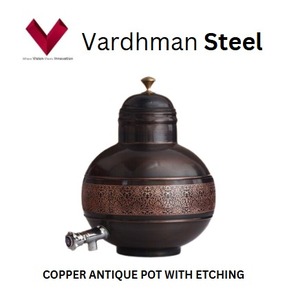 ลดราคาพิเศษจากโรงงาน หม้อทองแดงโบราณลายสลัก 12 ลิตร หม้อทองแดงสลักมือ เหมาะสำหรับตกแต่งหรือใช้เป็นหม้อทองแดง - Product Image 4