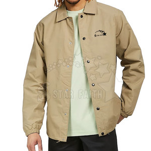 Men's Hot Sale Coaches <b>Jacket</b> Plus Size Winter Windbreaker Breathable Lightweight High Street Style Custom Logo Plain Black - Product Image 3