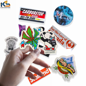 Adhésif imperméable en PVC avec logo personnalisé Autocollants décoratifs pour l'extérieur Vinyle découpé résistant aux intempéries - Product Image 1