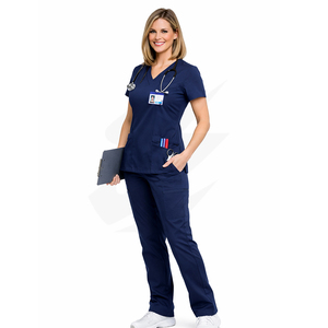 Ensemble de vêtements de travail médicaux pour femmes, uniforme professionnel d'infirmière, vente en gros - Product Image 6