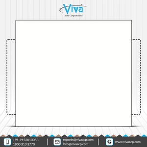 Panel de Pared Compuesto de Aluminio Blanco Puro VA 301 Ignífugo de 3 mm y 4 mm, para Uso Interior y Exterior, Gran Venta - Product Image 3