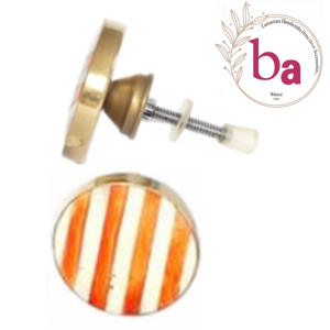 Modern Design <b>Brass</b> Resin Wood Bone Horn Drawer Door Cabinet <b>Knobs</b> & Pull Handle for Kitchen & Bedroom Use - Product Image 1