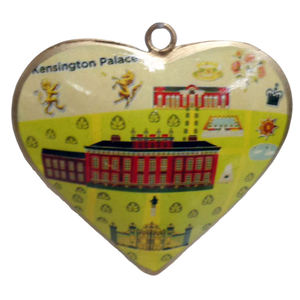 Émail Design Fer Métal Suspendu Coeur Mur Ornement Décoratif pour Maison Vacances Décoration De Noël À La Main En Vrac - Product Image 1