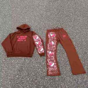 2025 Suministro directo de fábrica Logotipo personalizado Impreso Hombres Chándales Venta caliente Últimos chándales casuales de moda para hombres - Product Image 4