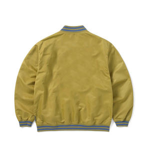 Blouson de baseball brodé personnalisé pour homme 100% Polyester Blouson de baseball en satin personnalisé pour homme - Product Image 2