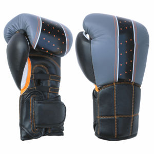 Gants de boxe professionnels en cuir noir et jaune, design gaufré, fermeture auto-agrippante, respirants, pour adultes, entraînement et sparring - Product Image 5