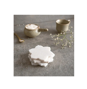 ชุดตกแต่งโต๊ะและอุปกรณ์เสริมชุดจานรองแก้วหินอ่อนดีไซน์น่าสนใจใช้ในครัวเรือน - Product Image 1