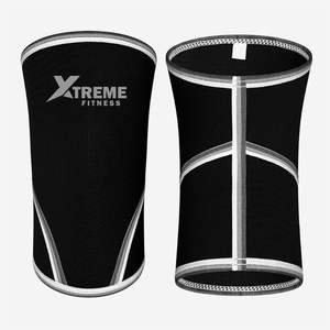 Manchons de genou pour la musculation, 7 mm d'épaisseur, néoprène, compression, soutien, protection professionnelle, fermeture à boucle pour la musculation en salle de sport - Product Image 5