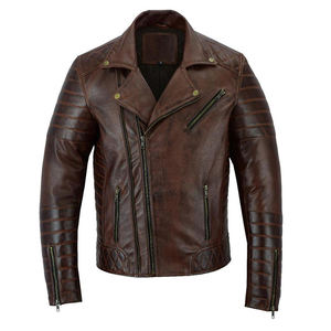 Chaqueta Impermeable de Cuero PU para Hombre, Ajustada, con Capucha, Cortavientos, Precio al por Mayor - Product Image 1