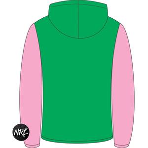 Custom Made Winter Lightweight Reversible <b>Men's</b> AKA Hood <b>top</b> Windbreaker Zipper Oversized <b>Green</b> waterproof Winter DST Jacket - Product Image 2