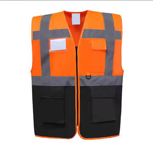Gilet de sécurité unisexe le plus vendu pour les activités de plein air respirant à séchage rapide technologie coupe-vent tissu personnalisé toutes les saisons - Product Image 5