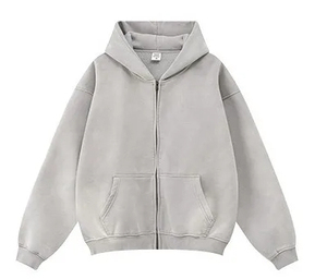 Sweat-shirts décontractés pour hommes de haute qualité OEM/ODM, lavage à l'acide, style personnalisé, dernier modèle, 100% coton, polaire, motif uni, fabriqué - Product Image 3