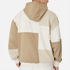 Vente en gros Oem basique en coton mélangé sweat à capuche surdimensionné à manches longues pull-over respirant grande taille sweats à capuche et sweat-shirts pour hommes - Product Image 2