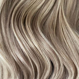 ผมต่อแบบเส้นตรง Remy Human Hair Weft Extensions # 17/1001 สีเบจเย็นผสมสีบลอนด์มุก - Product Image 2