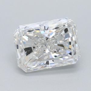 IGI Certified 1.52 CT Radiant Cut White Lab Grown Diamond G Colour VS2 Clarity Excellent Cut for <b>Jewelry</b> Making Lab Created - Product Image 1