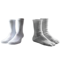 Chaussettes de course OEM à séchage rapide en Spandex/Nylon, antidérapantes, écologiques et respirantes pour hommes, technique tissée, saison automne