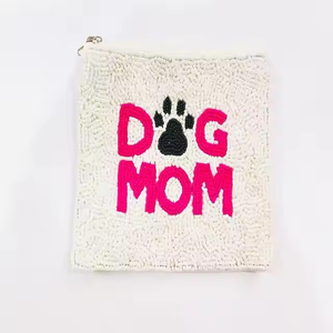 Trendy Designer Beaded Coin Purse Hand Embroidered Seed Pouch Customized Design Mixed Colors <b>Promotional</b> <b>Tote</b> <b>Bag</b> MD HANDICRAFTS - Product Image 4