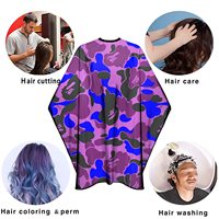 Cape de barbier Logo personnalisé imprimé Designer Salon de coiffure Robe coupe de cheveux Cape de barbier imperméable par Life Care Instruments