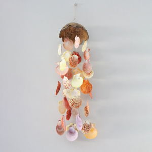 Handmade Natural Seashell Wind <b>Chime</b> <b>Bell</b> Hanging Coastal Sea Shell Pendant <b>Chimes</b> Beach Theme Decoration - Product Image 6