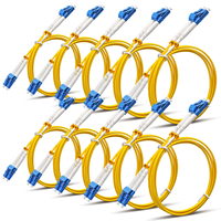 Kabel Patch Cord Fiber Optik Simplex LC-LC SM UPC dengan Dukungan TCP/GSM, Selubung PVC/LSZH, Standar Telcordia GR326-Core