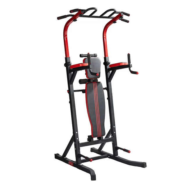 Factory Customized Heavy Duty Thick Steel Plate-Loaded Assisted Pull-Up and Dip Machine with Fitness Bench