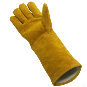 Guantes de soldadura de cuero resistentes al fuego y al calor más vendidos - Product Image 6