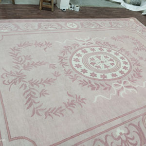 Alfombra alfombras alta antigua 8x11 Color Rosa hecho a mano Oushak alfombra de oración lujo hogar área Alfombra conjunto para sala de estar alfombra - Product Image 1