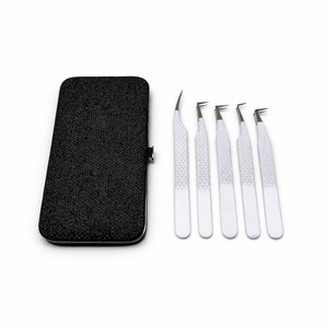 Pinzas Profesionales de Acero Inoxidable con Punta de Fibra para Uso en Laboratorio y Salón, Pinzas con Punta de Fibra, Pinzas para Extensión de Pestañas - Product Image 5