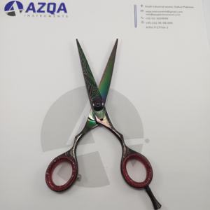 Tijeras de peluquero recubiertas de Color con logotipo personalizado, tijeras profesionales de peluquería, fabricante de tijeras de peluquero - Product Image 3