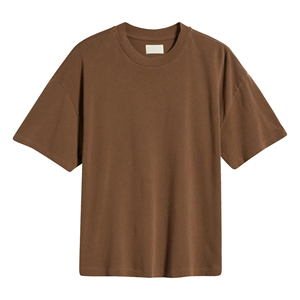 Camiseta recortada con gráfico personalizado, fabricante de camisetas de algodón pesado de talla grande para hombre, camiseta para hombre, envío DDP - Product Image 1