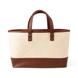 Sac en toile Pandan Fiona avec broderie, fermeture à glissière, portable pour toutes les saisons - Product Image 1