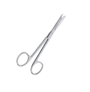 Tijeras microquirúrgicas de eliminación de suturas de acero inoxidable 5,5 Inc Gris Manual Power Reutilizable Juego de instrumentos de entrenamiento MEDICAB - Product Image 1