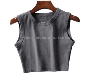 Summer Vintage <b>White</b> Crop <b>Tops</b> for Women Knitted Tank <b>Top</b> with Lace Decoration Punk Sexy Streetwear Short Sleeveless T-Shirts - Product Image 2