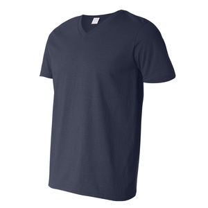 Camisetas de Cuello en V para Hombre al por Mayor 2026, Camisetas Lisas de Poliéster y Algodón de Alta Calidad para Verano - Product Image 2