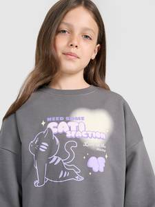 ชุดวอร์มแบบสวมหัวของเด็กผู้หญิงชุดวอร์มแบบสวมหัวแบบลำลองระบายอากาศคุณภาพสูง - Product Image 3