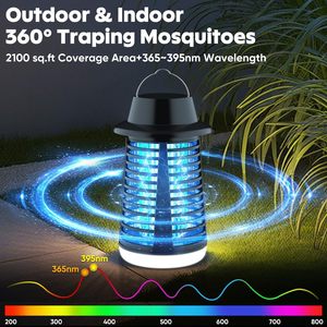 Portátil recargable LED Night Light <span class=keywords><strong>Bug</strong></span> <span class=keywords><strong>Zapper</strong></span> Electric <span class=keywords><strong>Mosquito</strong></span> Killer <span class=keywords><strong>Lamp</strong></span> para Patio al aire libre 4000V Electric <span class=keywords><strong>Zapper</strong></span> - Product Image 4