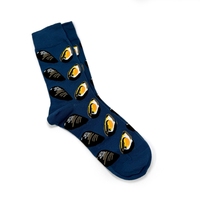 Chaussettes fantaisie en coton pour hommes et femmes, motifs sushis et fruits de mer, décontractées, respirantes, anti-bactériennes, vente en gros