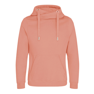 เสื้อสเวตเตอร์ผ้าฟลีซผ้าฝ้ายสีเทาทึบแบบสวมหัวคออบอุ่นและหนักมีให้เลือกทุกขนาดสำหรับฤดูหนาว - Product Image 3